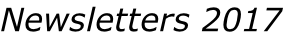Newsletters 2017